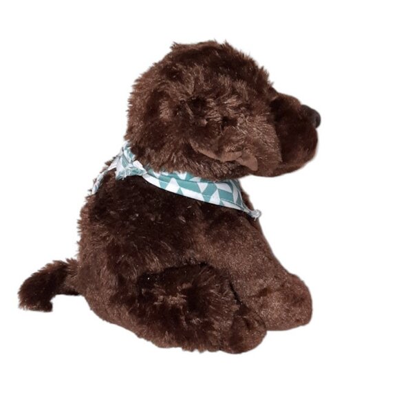 Miranda Lambert Mutt Nation Brown Dog Squeaker With Bandana Plush Toy 10" - Picture 3 of 6